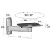 SOPORTE DE PARED FIJO OMB MONOMAGIX 30 19" SOPORTE DE PARED FIJO OMB MONOMAGIX 30 19"